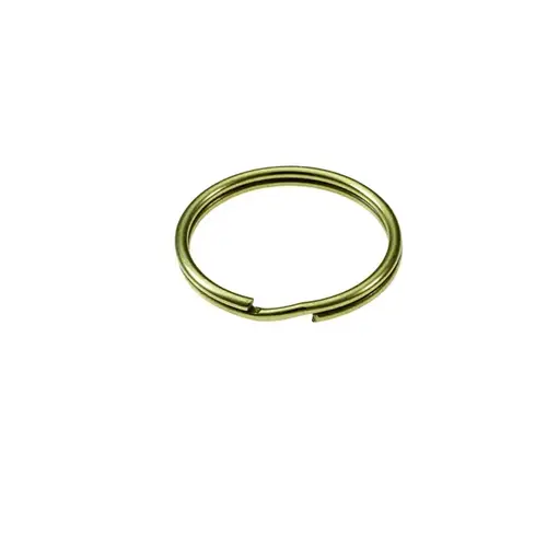 Gold Key Ring 1-1/4", Brass 100/Box