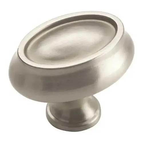 Manor Transitional Round Cabinet Knob For Kitchen And Cabinet Hardware 1 1/2" Length Satin Nickel - pack of 10 Manor Transitional Round Cabinet Knob For Kitchen And Cabinet Hardware 1 1/2" Length Satin Nickel - pack of 10