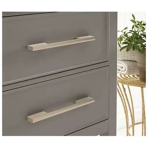 Separa 8 in (203 mm) Center-to-Center Silver Champagne Cabinet Pull Separa 8 in (203 mm) Center-to-Center Silver Champagne Cabinet Pull