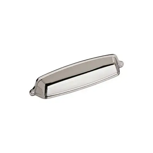 Cup Pulls 5-1/16 in (128 mm) Center-to-Center Polished Chrome Cabinet Cup Pull Cup Pulls 5-1/16 in (128 mm) Center-to-Center Polished Chrome Cabinet Cup Pull
