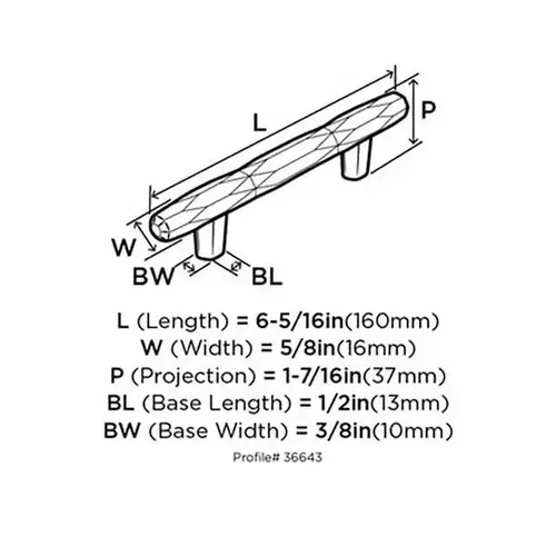 3-3/4" (96 mm) Center to Center St. Vincent Cabinet Pull Golden Champagne Finish 3-3/4" (96 mm) Center to Center St. Vincent Cabinet Pull Golden Champagne Finish