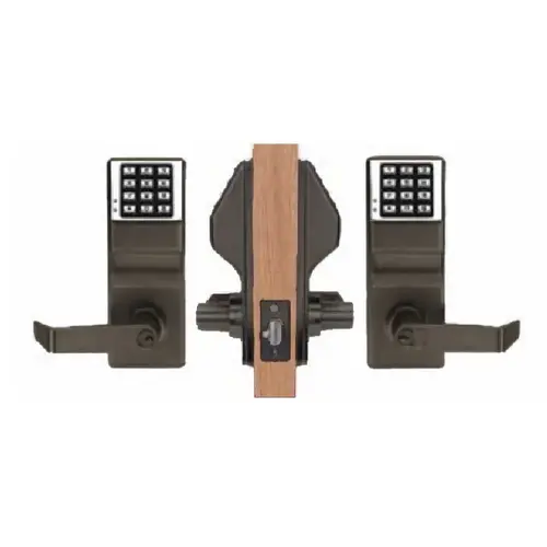 Trilogy Electronic Double Sided Digital Lock Oil Rubbed Bronze Finish Trilogy Electronic Double Sided Digital Lock Oil Rubbed Bronze Finish
