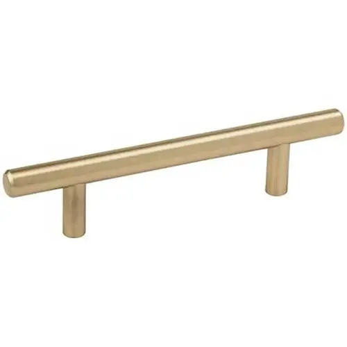 3-3/4" (96 mm) Center to Center Bar Cabinet Pull Golden Champagne Finish 3-3/4" (96 mm) Center to Center Bar Cabinet Pull Golden Champagne Finish