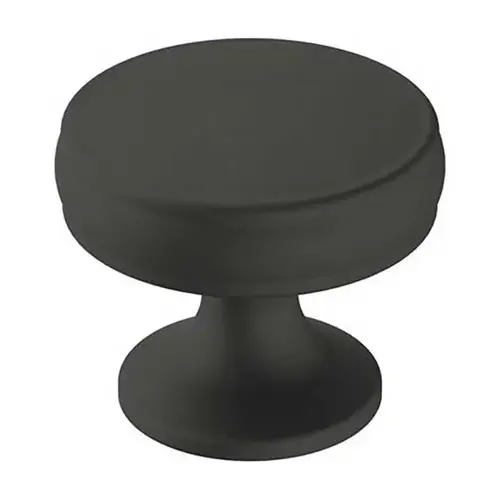 Renown 1-1/4" Diameter Cabinet Knob Matte Black Finish Renown 1-1/4" Diameter Cabinet Knob Matte Black Finish