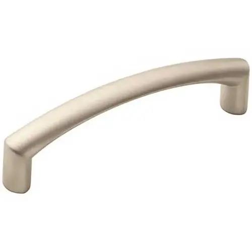 3-3/4" (96 mm) Center to Center Essential'Z Cabinet Pull Satin Nickel Finish 3-3/4" (96 mm) Center to Center Essential'Z Cabinet Pull Satin Nickel Finish