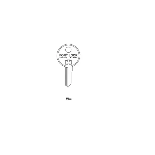 Fort Key Blanks F/ 1T Series Lock - pack of 10 Fort Key Blanks F/ 1T Series Lock - pack of 10