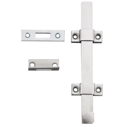 8" UL Surface Bolt Zinc Plated Finish