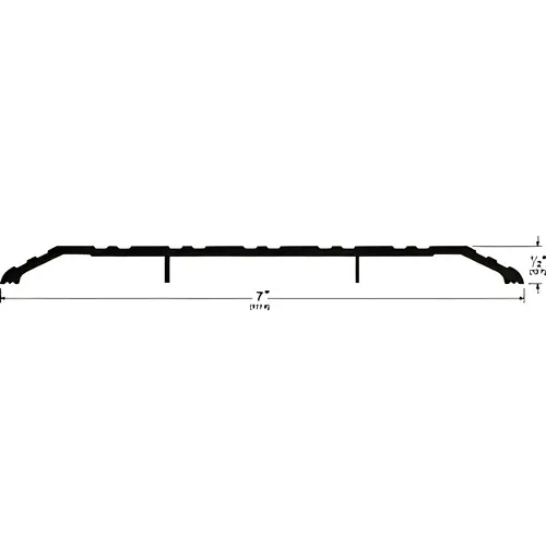 84" (7') Saddle Threshold Dark Bronze Anodized Aluminum Finish