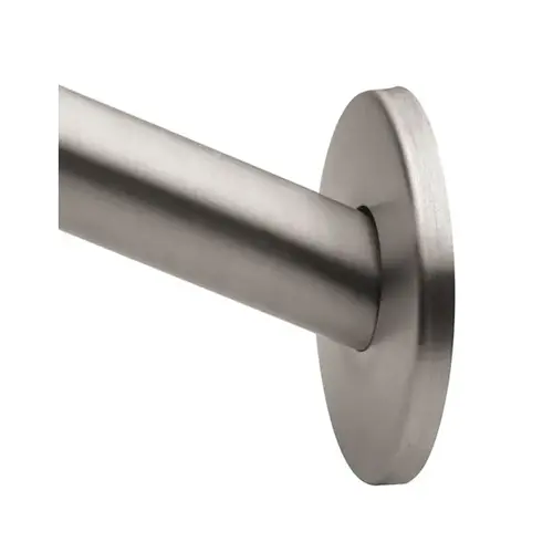 60 in. Curved Shower Rod Only in Brushed Stainless Steel