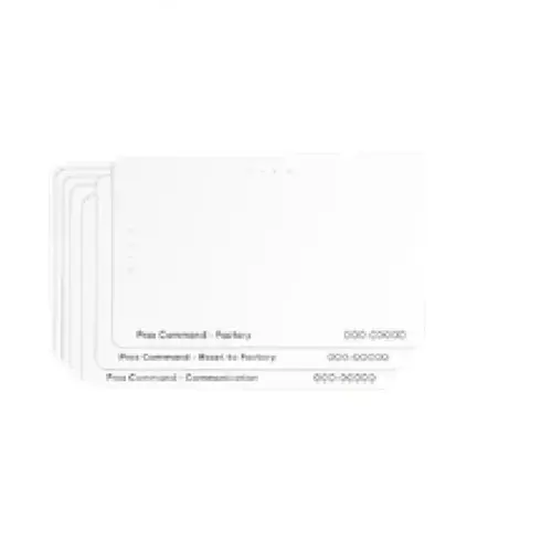 Kit, Prox Programming Command Card Kit, Prox Programming Command Card