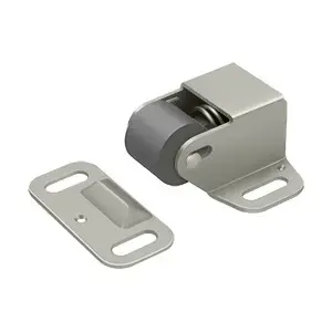 Deltana RCS338U15 Roller Catch Surface Mounted; Satin Nickel Finish