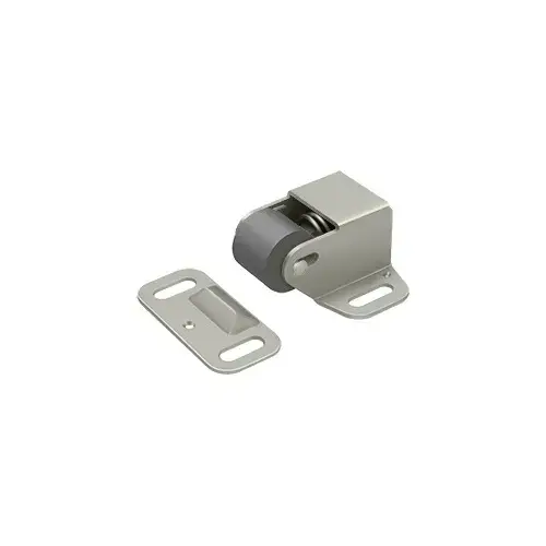 Roller Catch Surface Mounted; Satin Nickel Finish Roller Catch Surface Mounted; Satin Nickel Finish