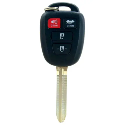 2017 Camry 4 Button Remote Head Transponder Key