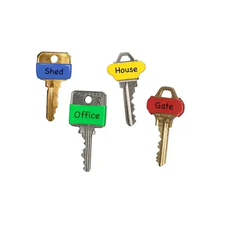 Key ID Tag Plastic Assorted Assorted Key ID Tag Plastic Assorted Assorted
