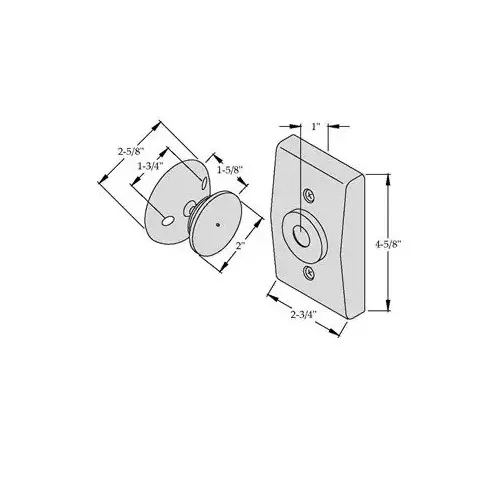 2100 Wall Mount Electromagnetic Door Holder 2100 Wall Mount Electromagnetic Door Holder
