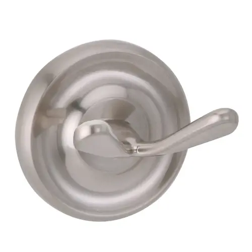 Double Robe Hook Satin Nickel