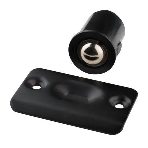 Drive-In Adjustable Bullet Catch with Full Lip Strike Plate Oil Rubbed Bronze