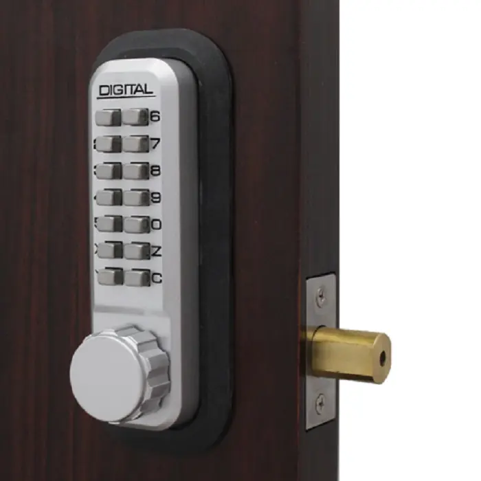 Lockey Mechanical Keyless Deadbolt with Double Combination Marine Grade Finish 2210MG-DC