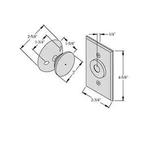 ABH 2400-28 2400 Wall Mount Electromagnetic Door Holder