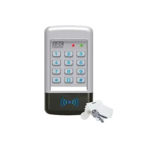 INDOOR/OUTDOOR EntryCheck Stand Alone Digital Keypad, with Prox Reader, 12/24VAC/DC INDOOR/OUTDOOR EntryCheck Stand Alone Digital Keypad, with Prox Reader, 12/24VAC/DC