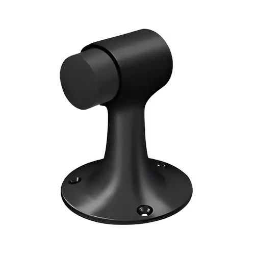 Floor Mount Bumper, Solid Brass Material, 3" Height, 2-1/2" Base Diameter, Heavy-Duty Design, Paint Black Finish Floor Mount Bumper, Solid Brass Material, 3" Height, 2-1/2" Base Diameter, Heavy-Duty Design, Paint Black Finish