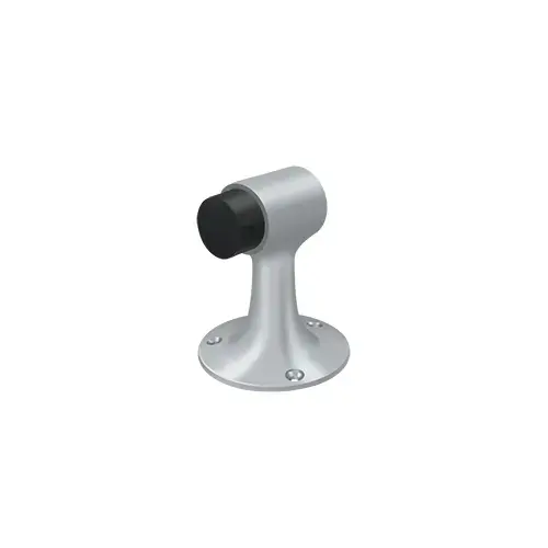 Floor Mount, Bumper, HD, Solid Brass Material, 3" Height, 2-1/2" Base Diameter, Heavy-Duty Design, Satin Chrome Finish Floor Mount, Bumper, HD, Solid Brass Material, 3" Height, 2-1/2" Base Diameter, Heavy-Duty Design, Satin Chrome Finish