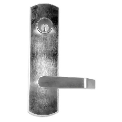 ENTRANCE KEY LOCKS OR UNLOCKS Satin Chrome