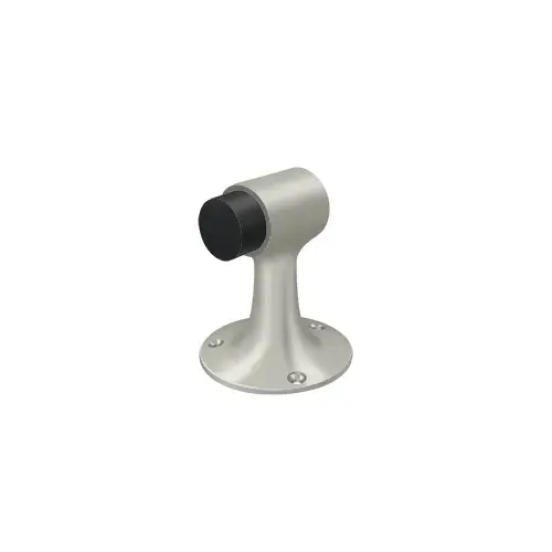 Floor Mount, Bumper, HD, Solid Brass Material, 3" Height, 2-1/2" Base Diameter, Satin Nickel Finish, Commercial Door Accessory Floor Mount, Bumper, HD, Solid Brass Material, 3" Height, 2-1/2" Base Diameter, Satin Nickel Finish, Commercial Door Accessory