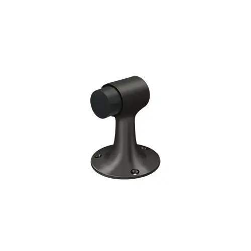 Floor Mount Bumper, Solid Brass Material, Heavy-Duty Design, 3" Height, 2-1/2" Base Diameter, Oil Rubbed Dark Bronze Finish Floor Mount Bumper, Solid Brass Material, Heavy-Duty Design, 3" Height, 2-1/2" Base Diameter, Oil Rubbed Dark Bronze Finish