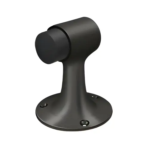 Floor Mount Bumper, Solid Brass Material, Heavy-Duty Design, 3" Height, 2-1/2" Base Diameter, Oil Rubbed Dark Bronze Finish Floor Mount Bumper, Solid Brass Material, Heavy-Duty Design, 3" Height, 2-1/2" Base Diameter, Oil Rubbed Dark Bronze Finish