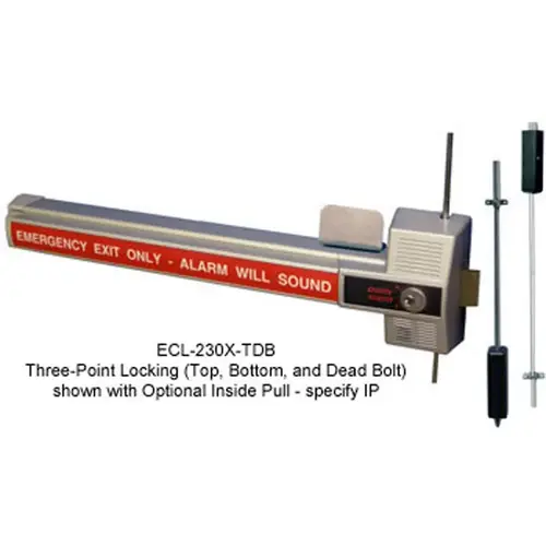 3 Point Top Bolt, Deadbolt and Bottom Bolt Exit Control Lock 3 Point Top Bolt, Deadbolt and Bottom Bolt Exit Control Lock