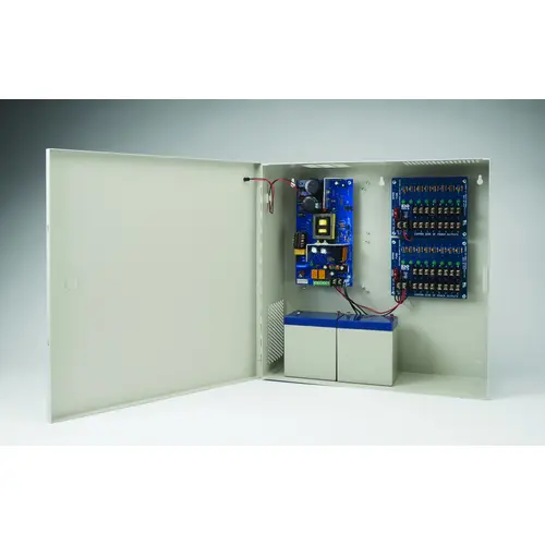 Power Supply - 6A, 12/24 VDC, Supervised in Enclosure Applied