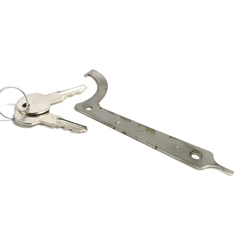 Install Wrench And Df-59 Key, Access Control Tool Kit, 4" Length, 2.5" Width, 0.13" Height, For Simplex 1000 Series Locks