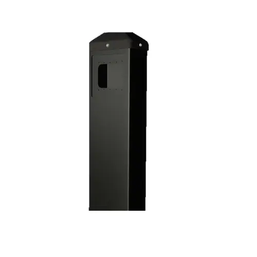 42" x 6" x 4" Mounting Post for Push Plates Black Finish