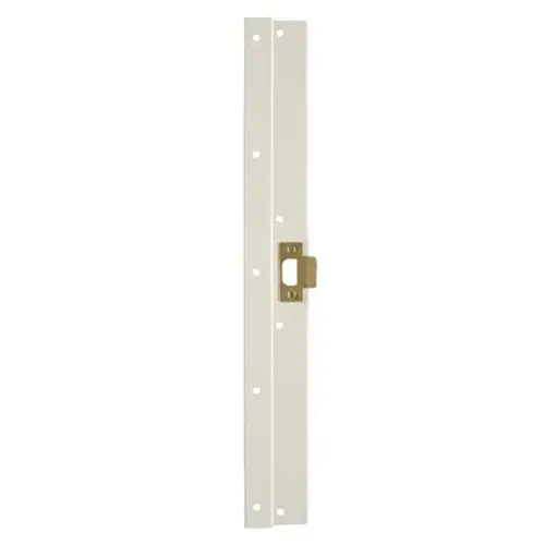 Major Jamb Jacket for 1-3/4" Doors and 24" Long Plate Beige Powder Coat Major Jamb Jacket for 1-3/4" Doors and 24" Long Plate Beige Powder Coat