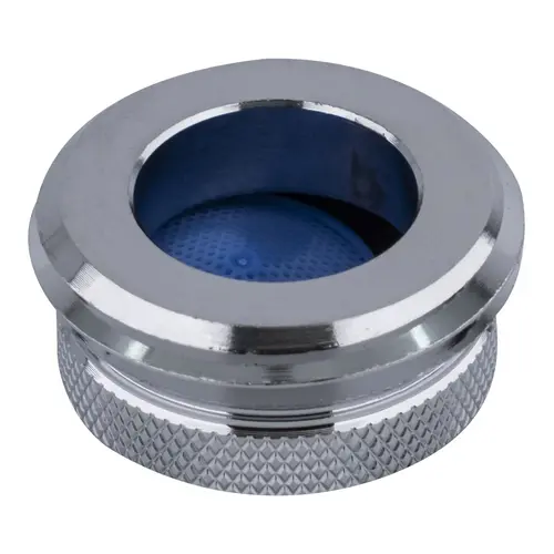 Female 55/64 in. - 27 in. x Male 3/4 in. Brass Hose Adapter chrome