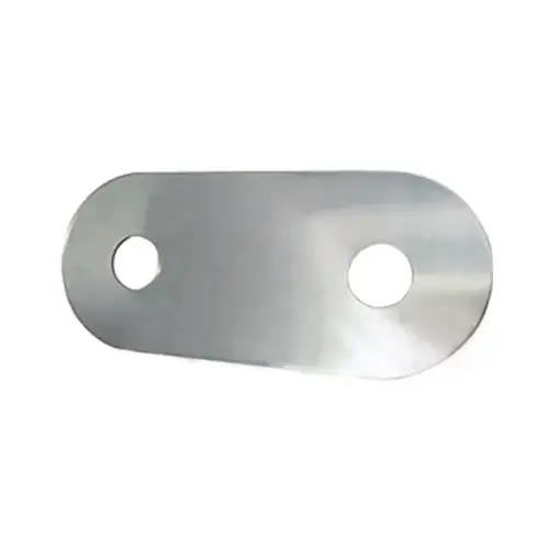 14 in. x 6 in. Acrylic Shower Cover Plate Silver 14 in. x 6 in. Acrylic Shower Cover Plate Silver