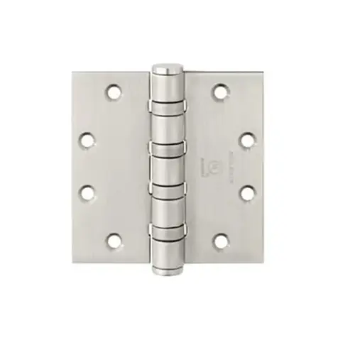 Full Mortise Hinge, 5-Knuckle, Heavy Weight, 4-1/2" x 4-1/2", Square Corner, Non-Removable Pin, Satin Chrome Full Mortise Hinge, 5-Knuckle, Heavy Weight, 4-1/2" x 4-1/2", Square Corner, Non-Removable Pin, Satin Chrome