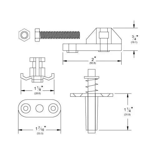 Husky Top Pivot White Nylon