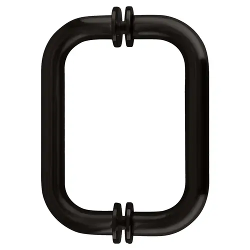 Oil Rubbed Bronze 6" Tubular Back-to-Back 3/4" Diameter Shower Door Pull Handles