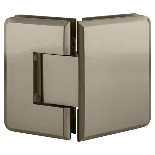 Brushed Nickel Cologne 045 Series 135 degree Glass-to-Glass Hinge Brushed Nickel Cologne 045 Series 135 degree Glass-to-Glass Hinge