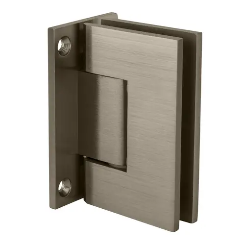 Brushed Nickel Geneva 037 Series Wall Mount Full Back Plate Standard Hinge