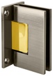 Brushed Nickel with Brass