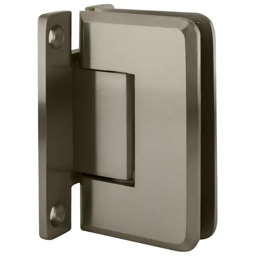 Brushed Nickel Pinnacle 037 Series Wall Mount 'H' Back Plate Hinge
