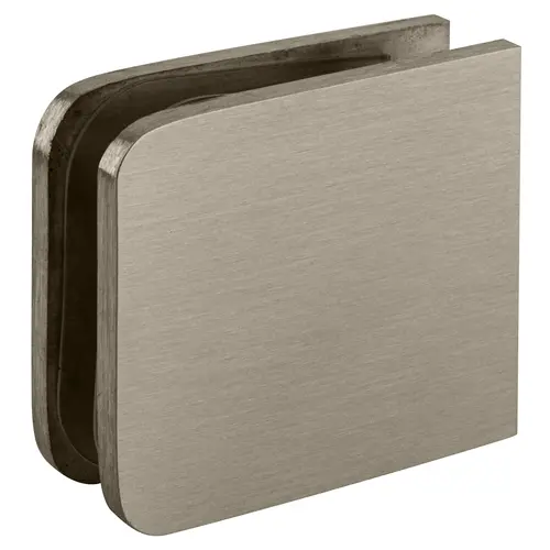 CRL Brushed Nickel Oversized Fixed Panel U-Clamp