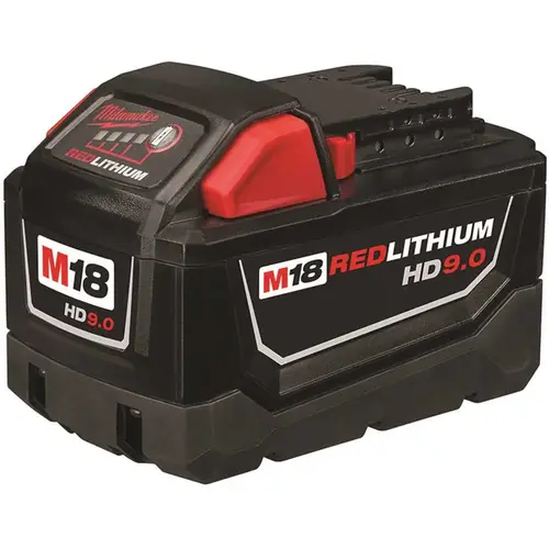 M18 18-Volt Lithium-Ion High Demand Battery Pack 9.0Ah Red M18 18-Volt Lithium-Ion High Demand Battery Pack 9.0Ah Red