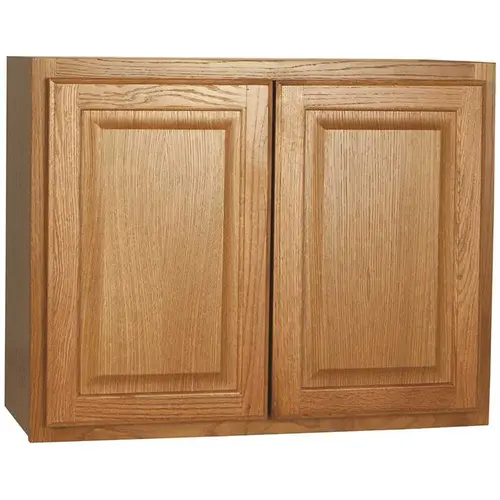 Hampton Assembled 30x23.5x12 in. Wall Bridge Kitchen Cabinet in Medium Oak Brown Hampton Assembled 30x23.5x12 in. Wall Bridge Kitchen Cabinet in Medium Oak Brown