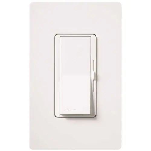 Diva C.L Dimmer Switch, 150W LED/CFL, 600W Incandescent, Single/3-Way, White Diva C.L Dimmer Switch, 150W LED/CFL, 600W Incandescent, Single/3-Way, White