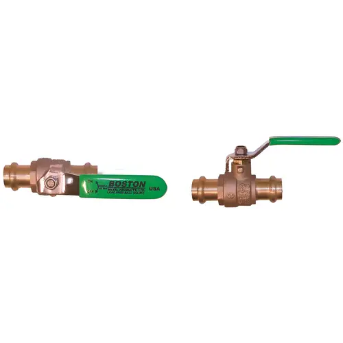 B-Press Style Ball Valve, 1 in. Lead Free with Custom Handle B-Press Style Ball Valve, 1 in. Lead Free with Custom Handle