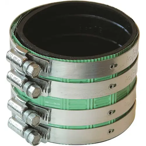 HEAVY-DUTY NO-HUB COUPLING, 3 IN